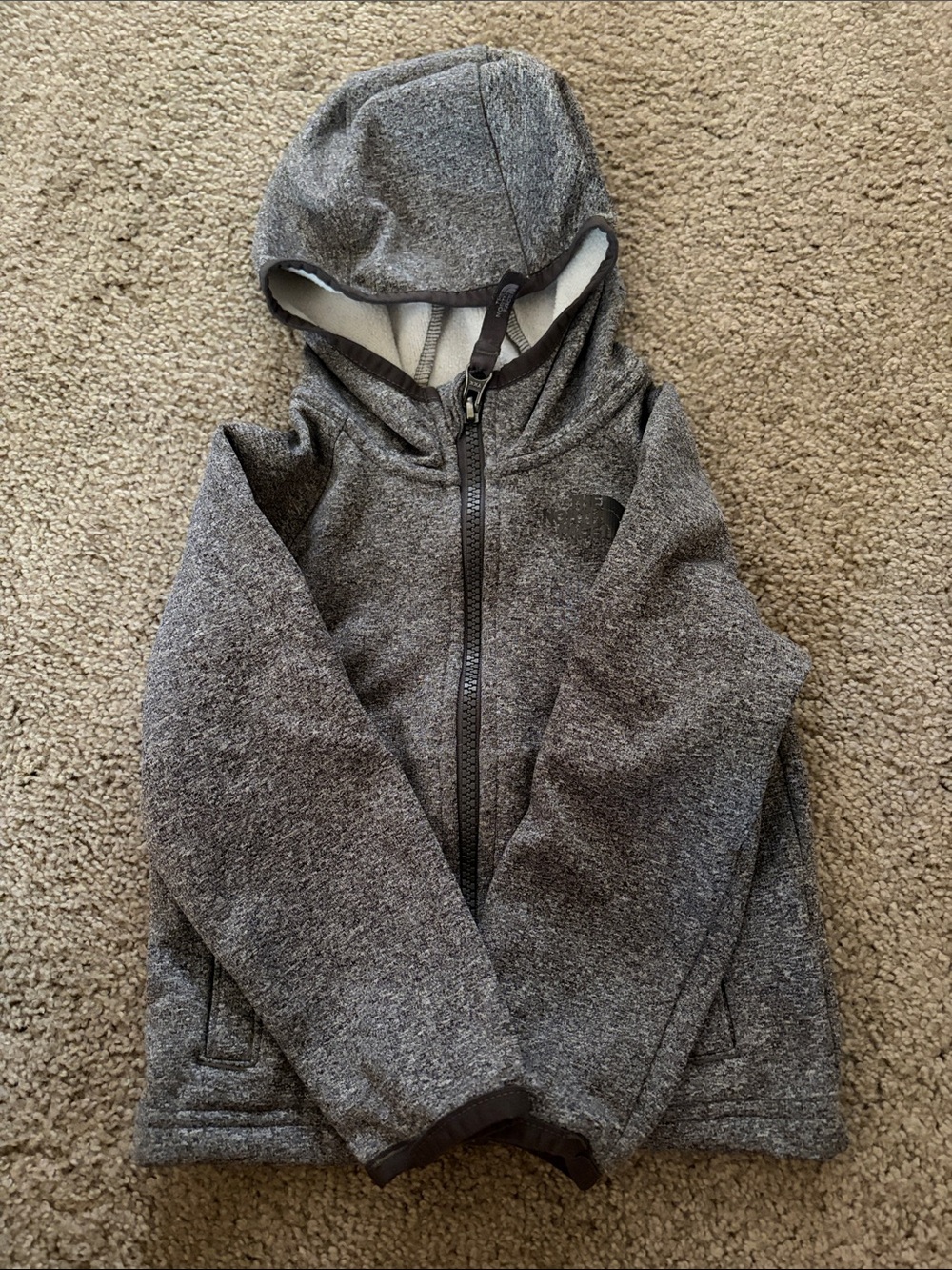 The North Face Kids Gray Hooded Jacket